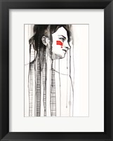 Framed Red Stripes