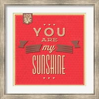 Framed You Are My Sunshine