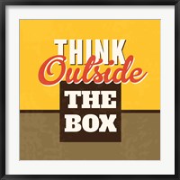 Framed Think Outside The Box