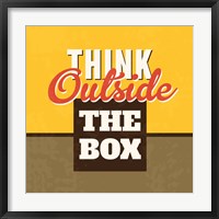 Framed Think Outside The Box