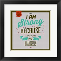 Framed I'm Strong 1