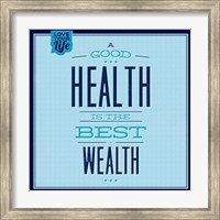 Framed Health Is The Best Wealth 1