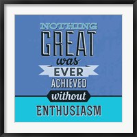 Framed Enthusiasm 1