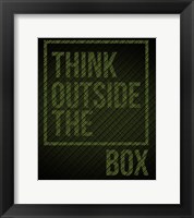 Framed Think Outside of The Box