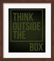 Framed Think Outside of The Box