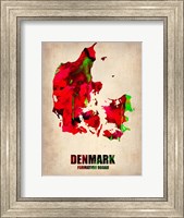 Framed Denmark Watercolor