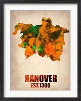 Framed Hanover Watercolor