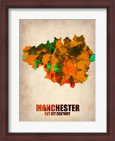 Framed Manchester Watercolor