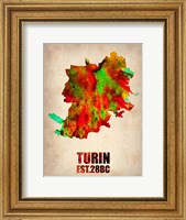 Framed Turin Watercolor