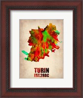 Framed Turin Watercolor