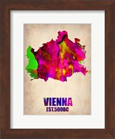 Framed Vienna Watercolor