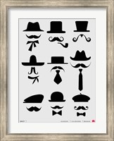 Framed Hats and Mustaches 1