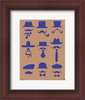 Framed Hats and Mustaches 2