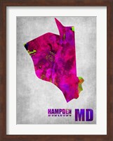 Framed Hampden Maryland