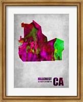 Framed Hillcrest California