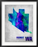 Framed Freemont Washington
