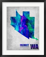Framed Freemont Washington