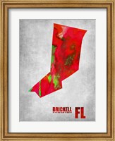 Framed Brickell Florida