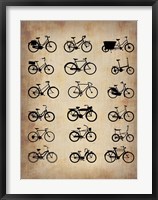 Framed Vintage Bicycles