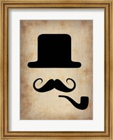 Framed Hat Glasses and Mustache 4