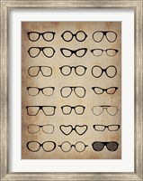 Framed Vintage Glasses
