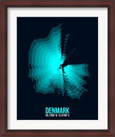 Framed Denmark Radiant Map 2