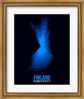 Framed Finland Radiant Map 1