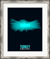 Framed Turkey Radiant Map 3