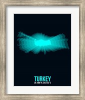 Framed Turkey Radiant Map 3