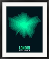 Framed London Radiant Map 1