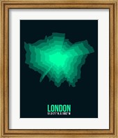 Framed London Radiant Map 1