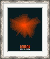 Framed London Radiant Map 3