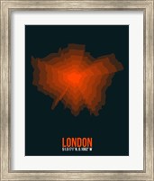Framed London Radiant Map 3