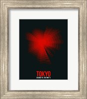Framed Tokyo Radiant Map 3