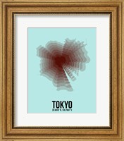 Framed Tokyo Radiant Map 4