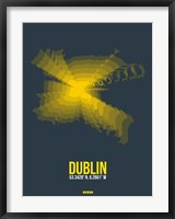 Framed Dublin Radiant Map 4