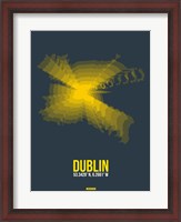 Framed Dublin Radiant Map 4
