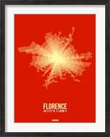 Framed Florence Radiant Map 1
