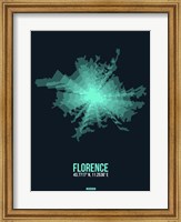 Framed Florence Radiant Map 2