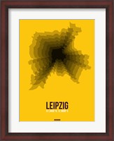 Framed Leipzig Radiant Map 1