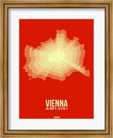 Framed Vienna Radiant Map 1