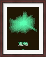 Framed Vienna Radiant Map 2