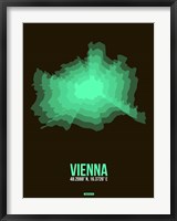 Framed Vienna Radiant Map 2