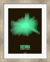 Framed Vienna Radiant Map 2