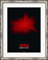 Framed Vienna Radiant Map 3