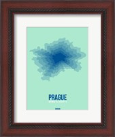Framed Prague Radiant Map 4