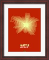 Framed Hanover Radiant Map 3