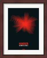 Framed Hanover Radiant Map 4