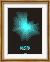 Framed Warsaw Radiant Map 3