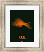 Framed Venice Radiant Map 2